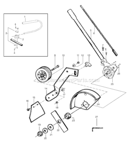 Part Location Diagram of 530071863 Husqvarna Assy. - Driveshaft